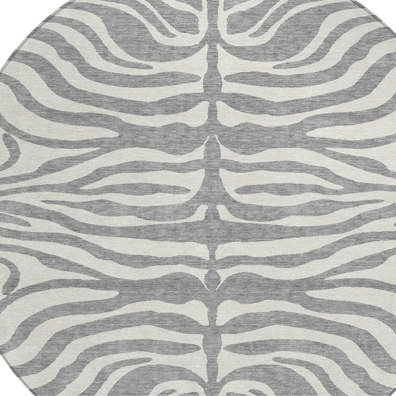 HomeRoots Animal Print Transitional Rectangle Outdoor Rug