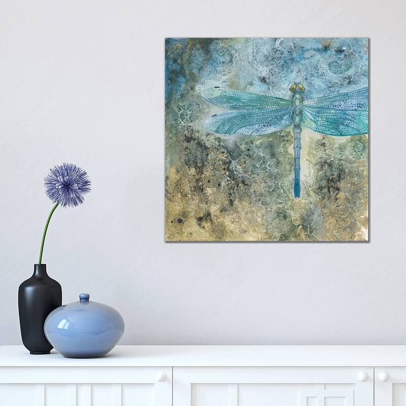 iCanvas "Dragonfly I" by Stephanie Law Canvas Print - 18x18x1.5