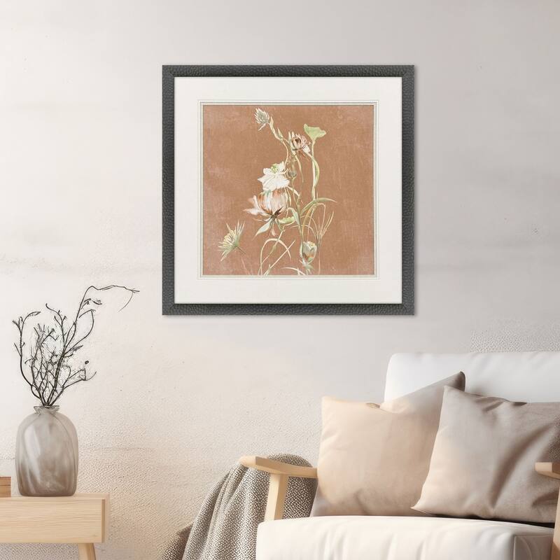 Paragon Wildflowers III Framed Art - Wood