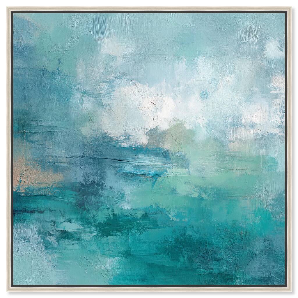 Green Blue II Canvas by Art Remedy