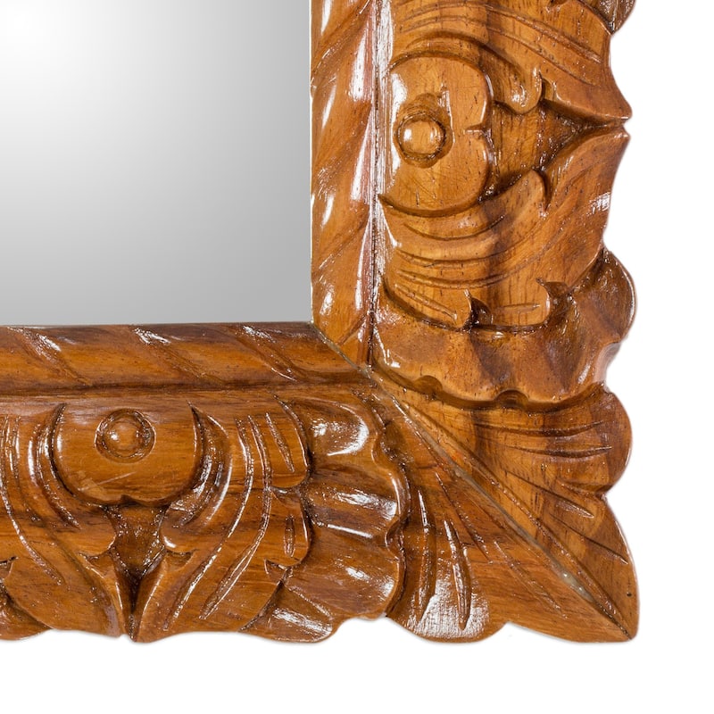 Novica Handmade Naturally Baroque Mirror