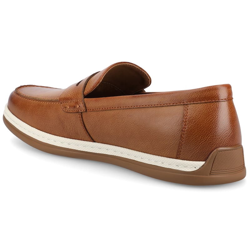 Vance Mens Brantley Casual Slip-on Perforated Penny Loafer
