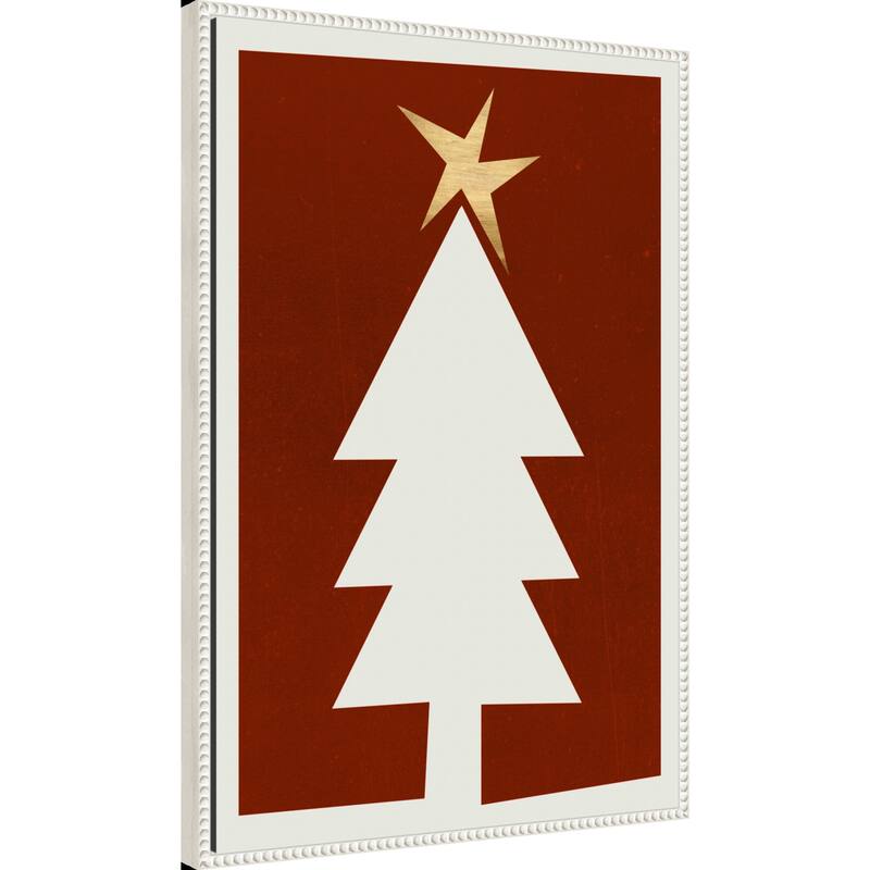 Oh Silent Night by Kubistika Framed Canvas Wall Art Print