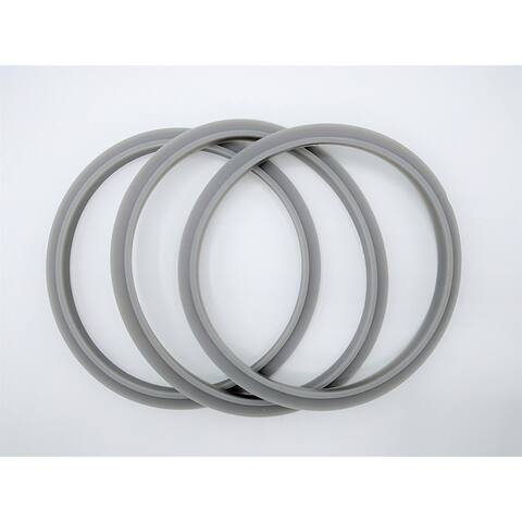 Blendin Set of 3 Gaskets with Lip, Fits Nutribullet 900W Blenders Juicers