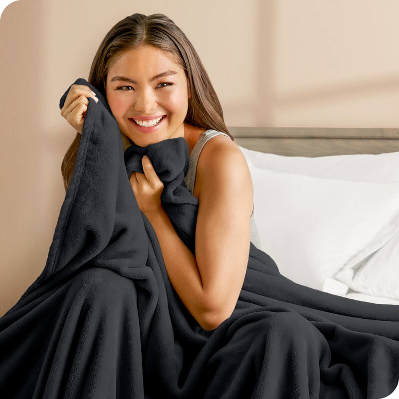 Bare Home Microplush Fleece Blanket - Ultra-Soft - Cozy Fuzzy Warm