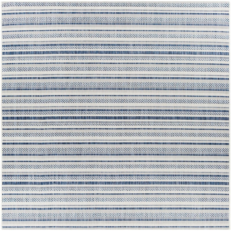 Livabliss Eagean Bohemian Stripe Outdoor Area Rug