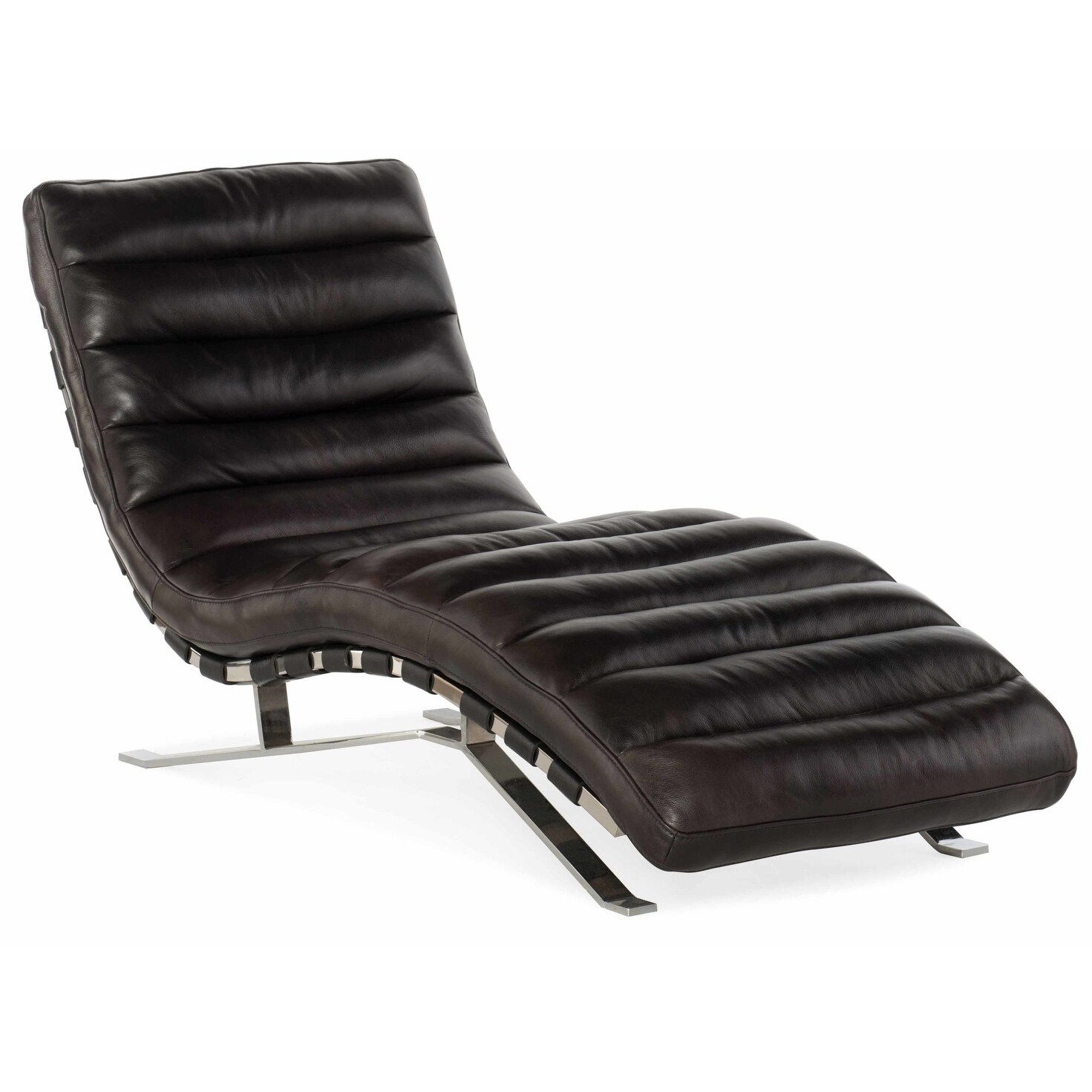 Shop Black Friday Deals On Hooker Furniture Ss641 27 1 2 Wide Wood Framed Leather Chaise Chair From The Caddock Collection Legendary Graphite Overstock 29571259