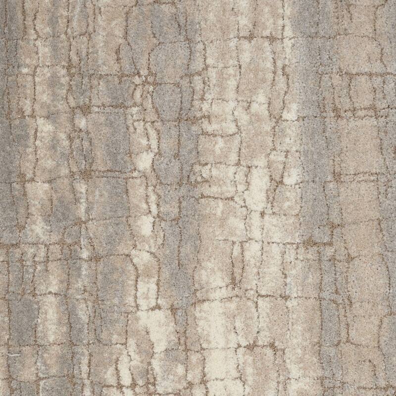 Fejel Power Loomed Abstract Modern Stain Resistant Soft Area Rug By HomeRoots - 110' X '79' X '1.58