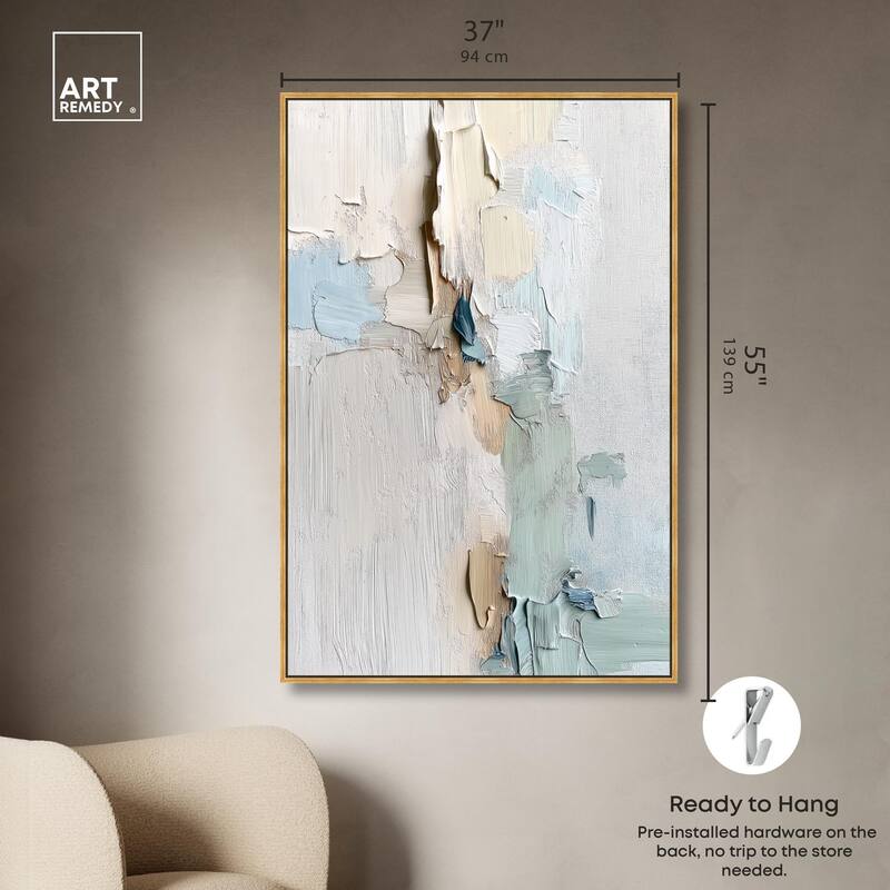 Impasto Intervals III Canvas by Art Remedy