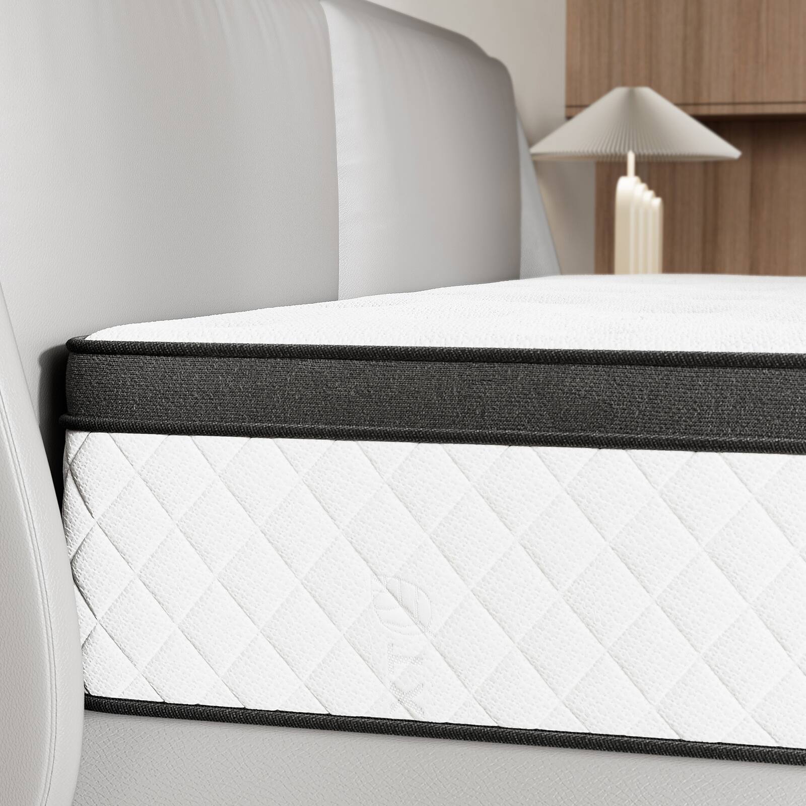 Babo Care 12 inch Medium Hybrid Memory Foam Mattress In a Box Bed