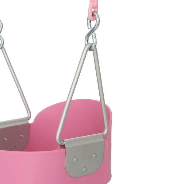 Swing-N-Slide Full Bucket Toddler Swing with Coated Chains - Bed