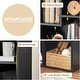 preview thumbnail 32 of 34, VECELO Set of 2 Open Bookshelf Set 4-Tier Five Irregular Cube Bookcase Multipurpose Storage Organizer for Small Spaces