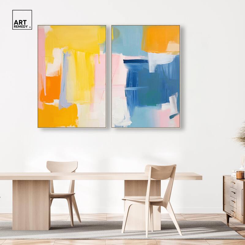 Skyward Radiance I Canvas Set of 2 by Art Remedy