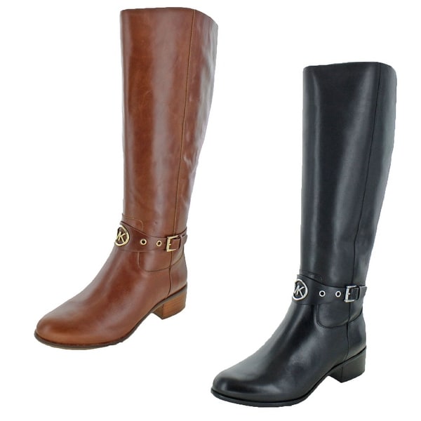 michael kors heather leather boots
