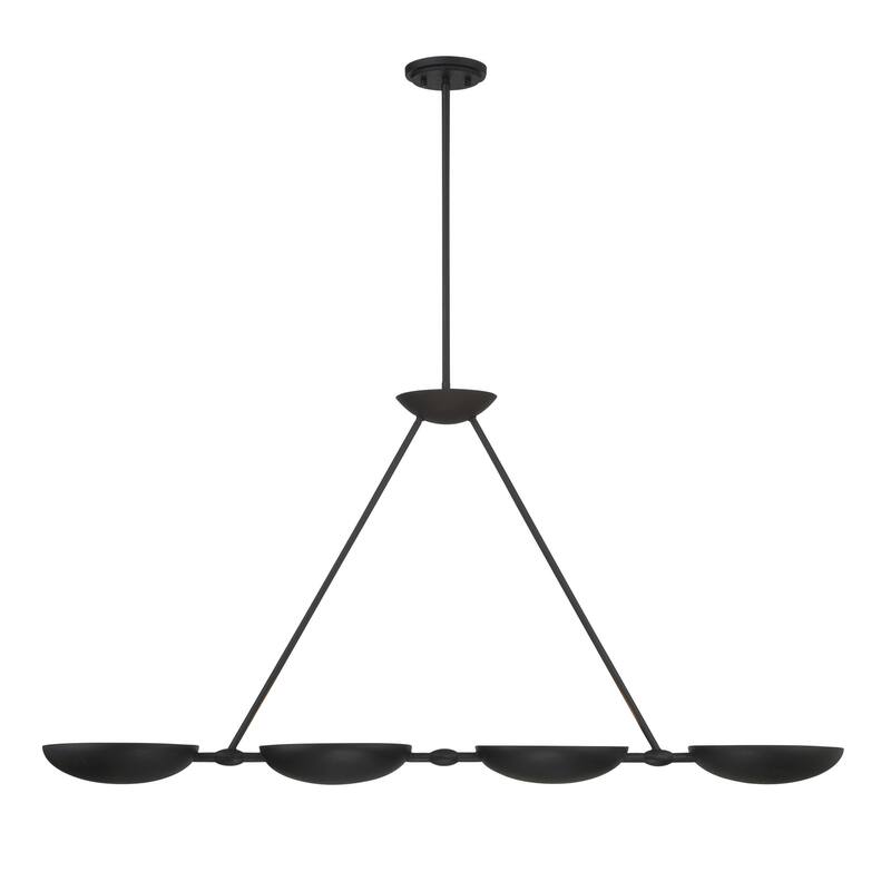 Kovacs P1318 Undertas 4 Light 48" Wide Linear Chandelier