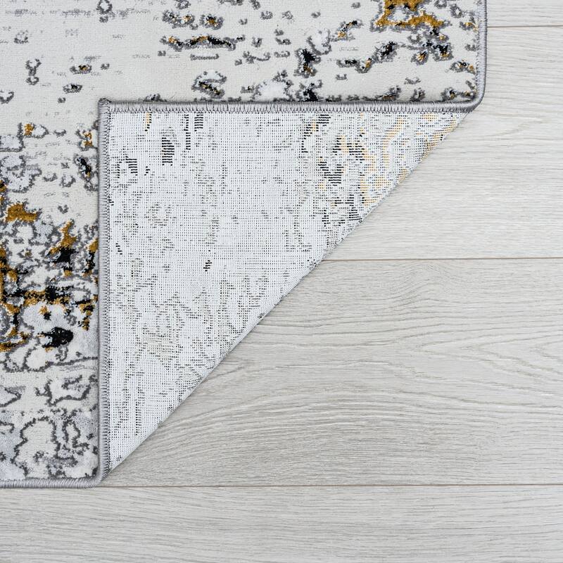 Antiquity Industrial Abstract Indoor Area Rug