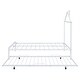 preview thumbnail 82 of 174, Whimsical Metal Platform Bed with House-Shaped Headboard