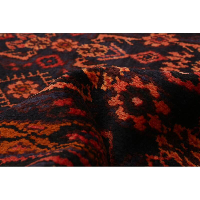 ECARPETGALLERY Hand-knotted Andelz Navy Wool Rug - 3'10 x 14'2
