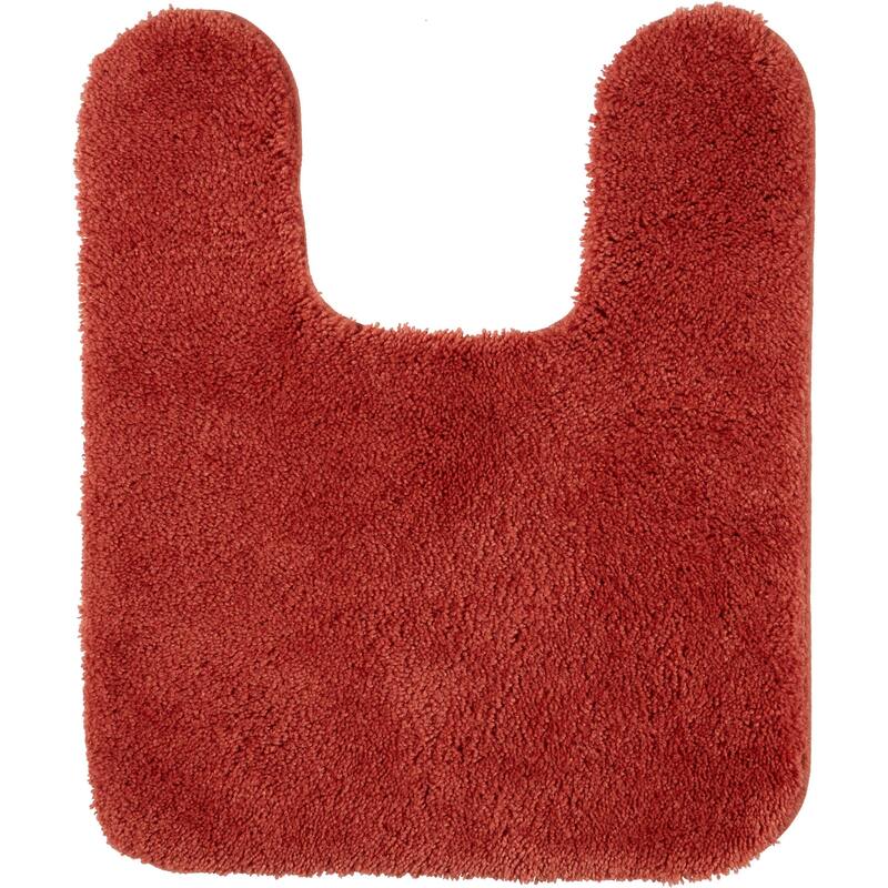 Mohawk Home Machine Washable Pure Perfection Solid Bath Rug - 1'8" x 2' Contour - Pink