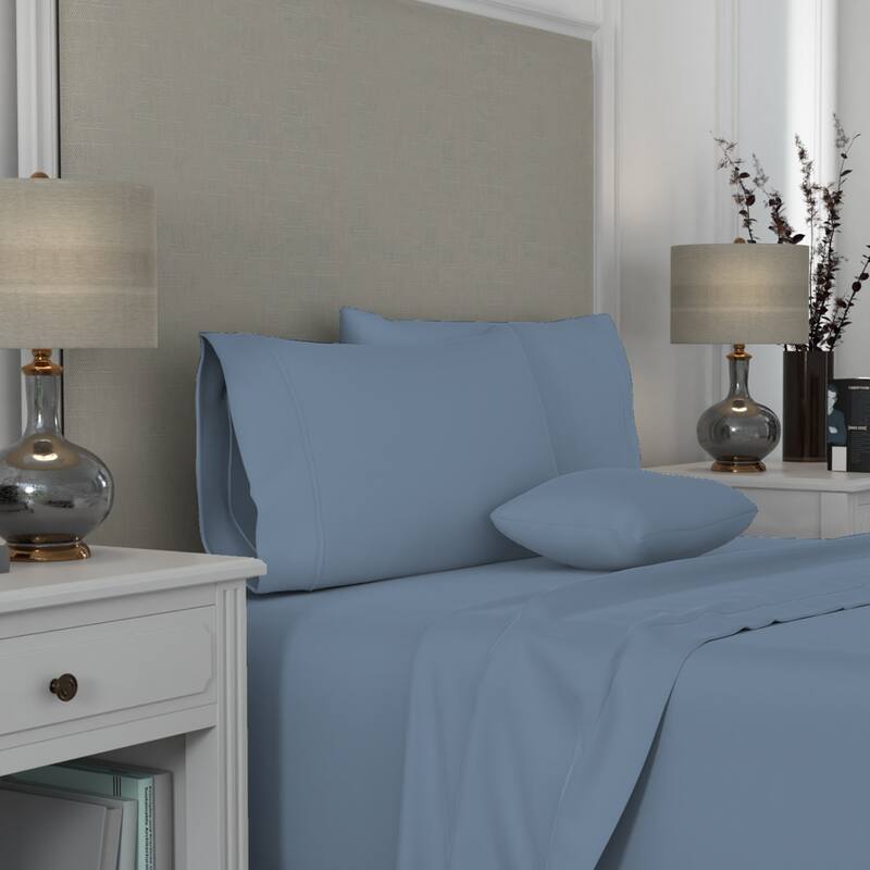 Aireolux 600TC 100% Cotton Wrinkle-Resistant Pillowcase Set