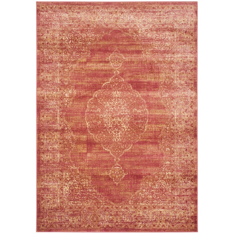 SAFAVIEH Vintage Flossie Oriental Distressed Viscose Rug