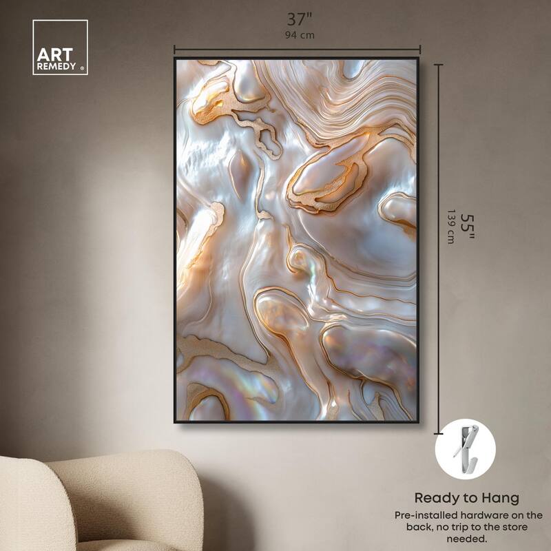 Fluid Preciousness I Canvas by Art Remedy