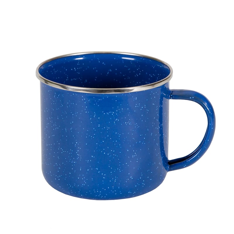 Stansport Enamel Coffee Mug 24 OZ - Blue