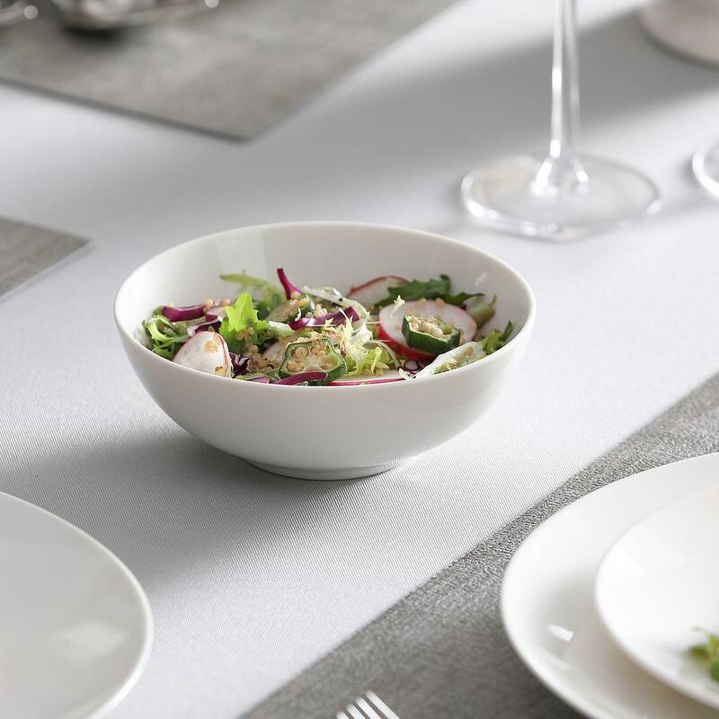 MALACASA 16-Piece New Bone China Dinnerware Set, Service for 4
