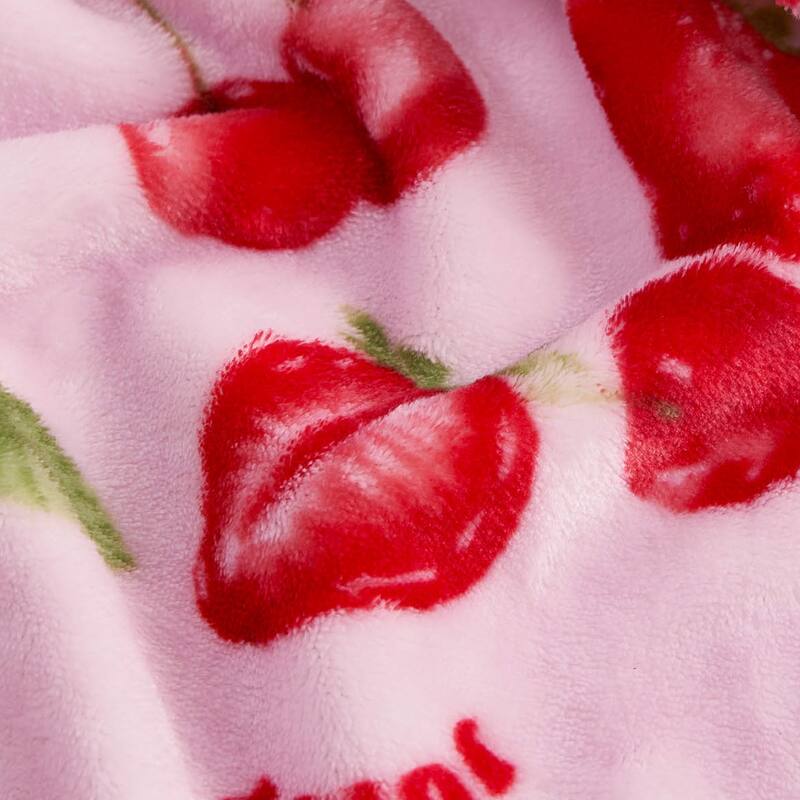 Juicy Couture Printed Plush Throw Blankets