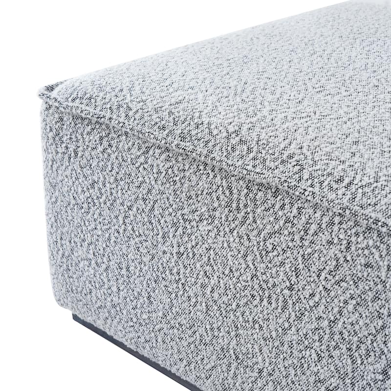 Scott Living Slate Ottoman 30"D × 30"W × 17"H