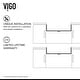 preview thumbnail 34 of 45, VIGO White Casement Front Matte Stone Farmhouse Kitchen Sink