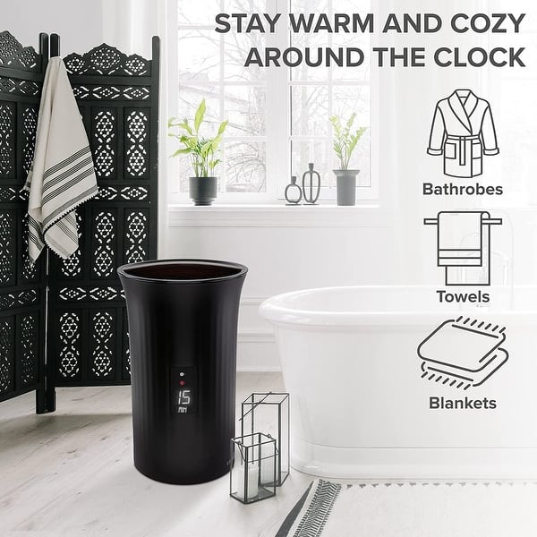 Livefine Towel Warmer Black - On Sale - Bed Bath u0026 Beyond - 34746494