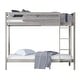 preview thumbnail 30 of 30, CraftPorch Modern Twin Over Twin Size Wooden Bunk Bed White