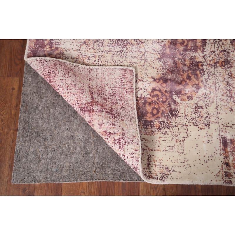 Abstract Modern Area Rug Hand-Knotted Wool Carpet - 4'10"x 7'8"