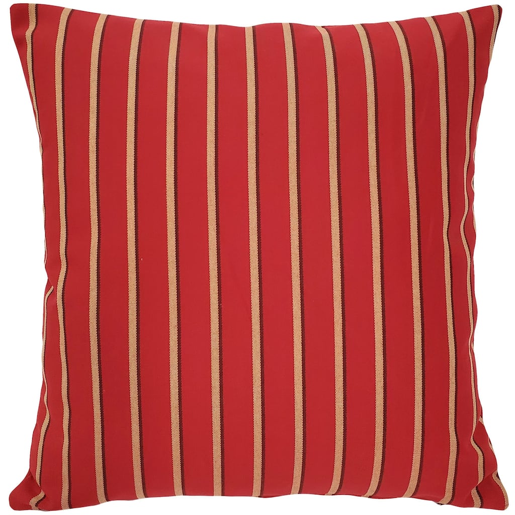 Sunbrella Harwood Crimson Throw Pillow