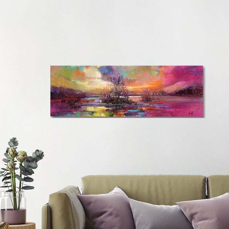 iCanvas "Loch Fyne Colour" by Scott Naismith Canvas Print - 16x48x1.5