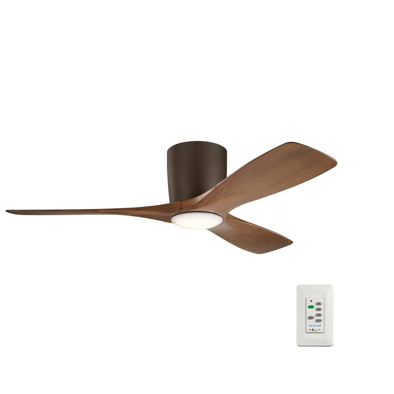 Kichler Lighting Volos 48 in. Integrated LED Flush Mount Ceiling Fan