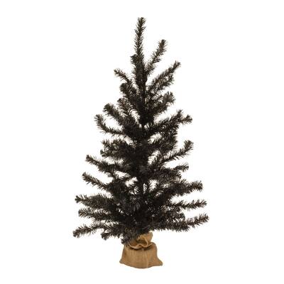 Black Tree w/Burlap Base 3ft