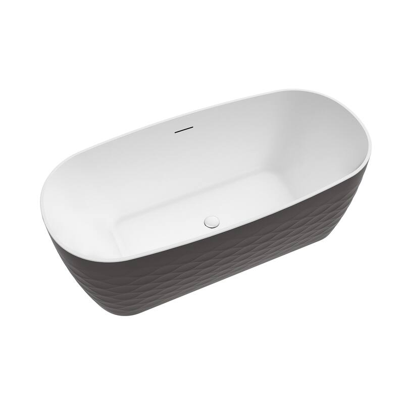 London Freestanding Acrylic Soaking Bathtub