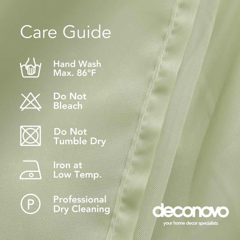 Deconovo Sheer Voile Curtain (2 Panel)