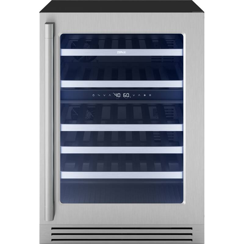 Zephyr PRPW24C02CG Presrv 24" Wide 45 Bottle Capacity Built-In / Free - Stainless Steel