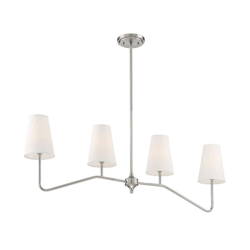 Meridian M10078 4-Light Linear Chandelier