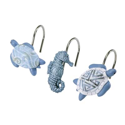 Avanti Linens Caicos Shower Hooks - White