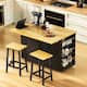 Option With Stools-Black