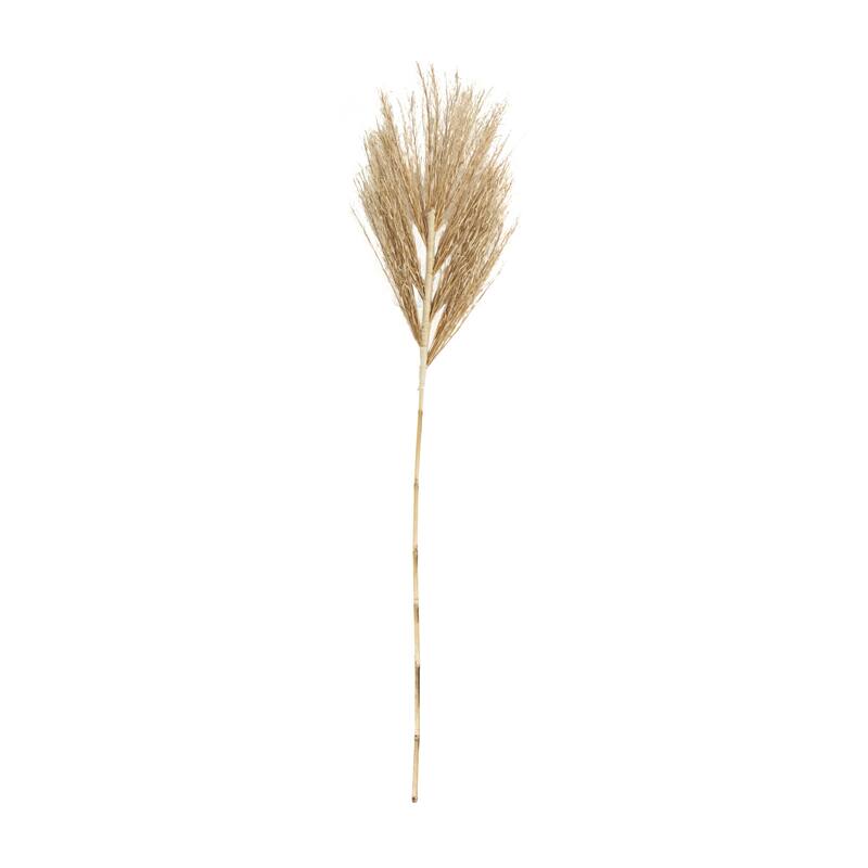 Dried Plant Palm Leaf Tall Home Decor Natural Foliage with Grass - Brown - Roche River Decor