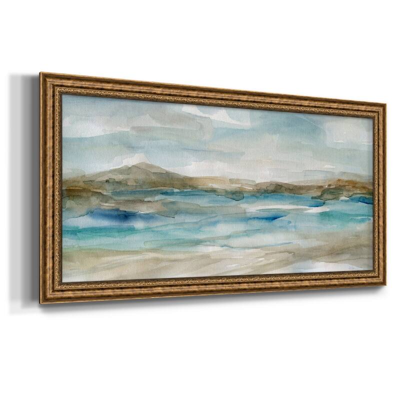 Peaceful Beach II Premium Framed Canvas- Ready to Hang