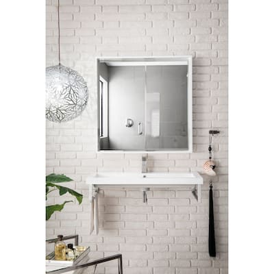 Boston Wall-Mounted 39.5" Console with Composite Sink