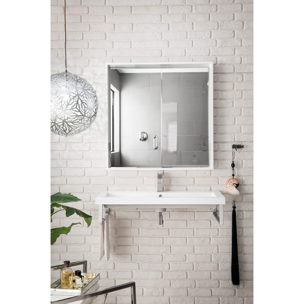 Boston Wall-Mounted 39.5" Console with Composite Sink