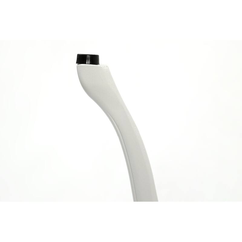 Tulip Patio Garden Bench Metal Park Bench Cast Aluminum Outdoor Furniture With Floral Rose For Patio With Cushion