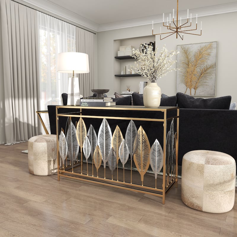 Iron Contemporary Console Table 30 x 44 x 15